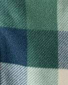 Baby Boy Plaid Print Long-Sleeve Jumpsuit - Plaid, image 2 of 3 slides