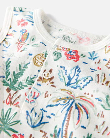 Baby 2-Pack Organic Cotton Rompers, 