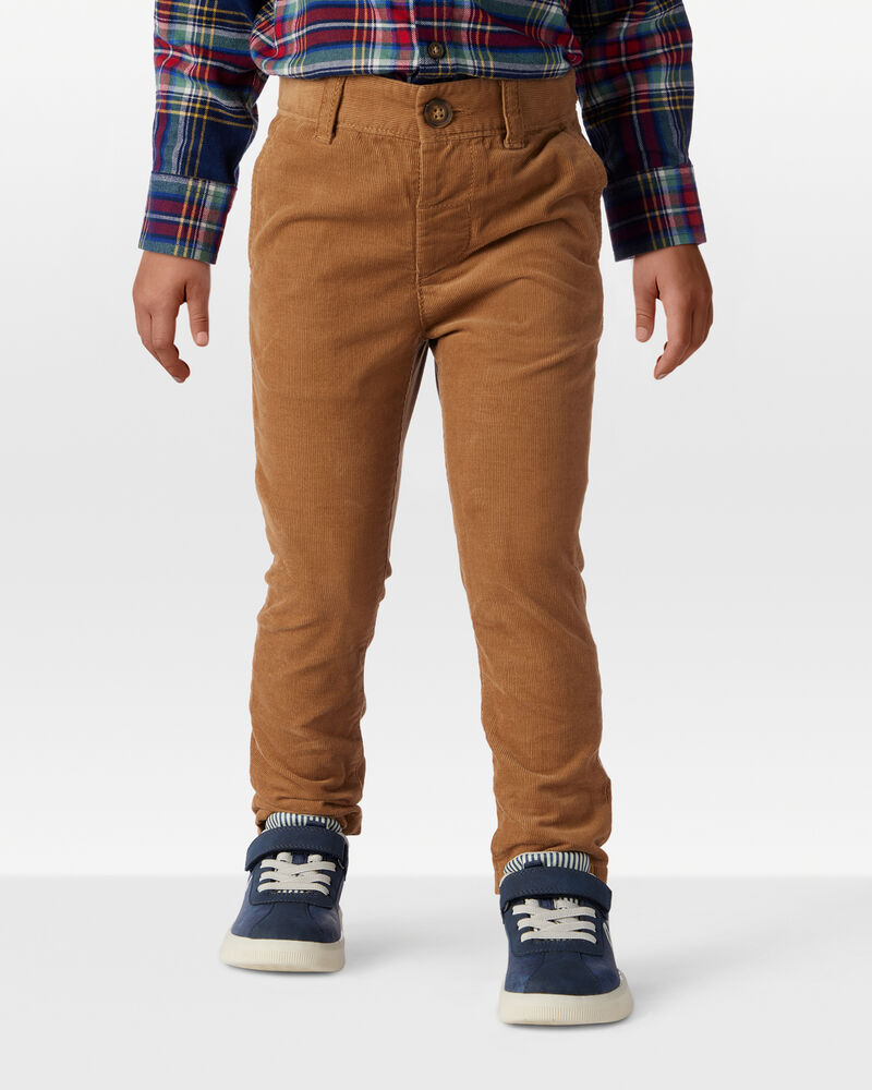 Toddler Boy Corduroy Pants - Brown, image 4 of 7 slides