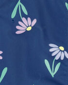 Toddler Girl Color Changing Rain Jacket - Navy, image 5 of 6 slides