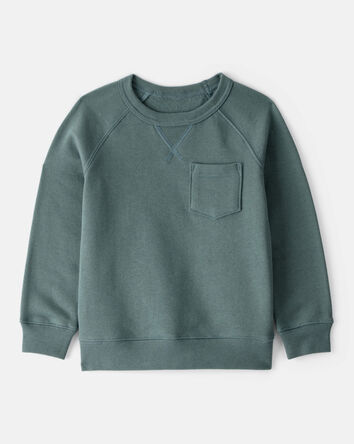 Toddler Boy DayDream Fleece Long-Sleeve Sweatshirt - Green, 
