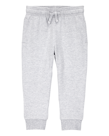 Baby 2-Pack Pull-On Drawstring Joggers - Grey/Black, 