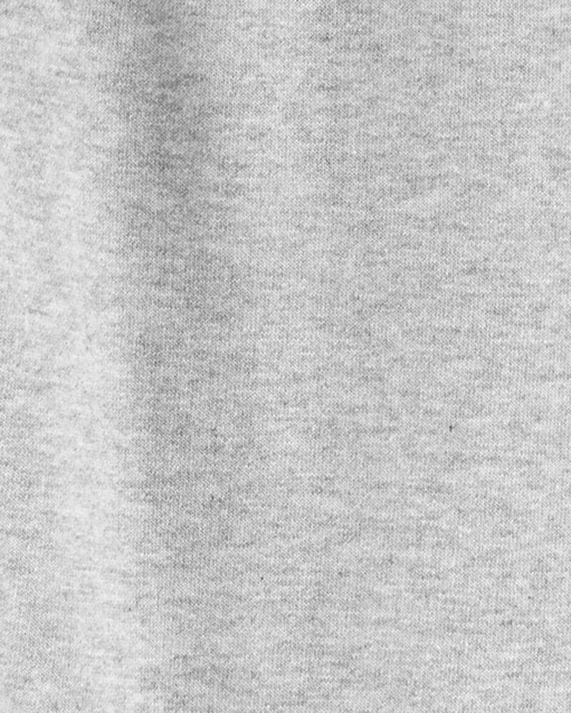 Toddler Boy Pull-On French Terry Pants - Grey, image 2 of 3 slides