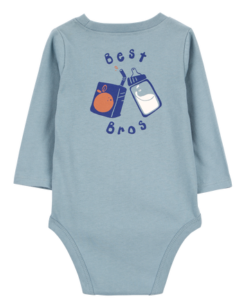 Baby Best Bros Bodysuit, 