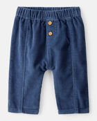 Baby Boy Corduroy Fashion Pants - Blue, image 1 of 4 slides