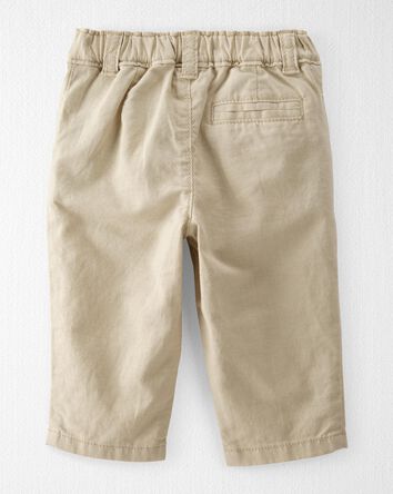 Baby Boy Linen Pants Made with Organic Cotton, 
