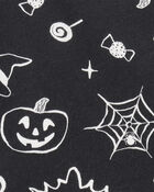 Toddler Halloween Spooky Print Dress - Black, image 3 of 4 slides