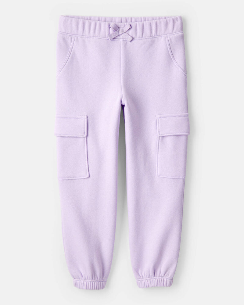 Toddler Girl 2-Piece DayDream Fleece Flower Graphic Long-Sleeve Hoodie & Pant Set - Purple, image 3 of 8 slides