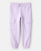 Toddler Girl 2-Piece DayDream Fleece Flower Graphic Long-Sleeve Hoodie & Pant Set - Purple, image 3 of 8 slides