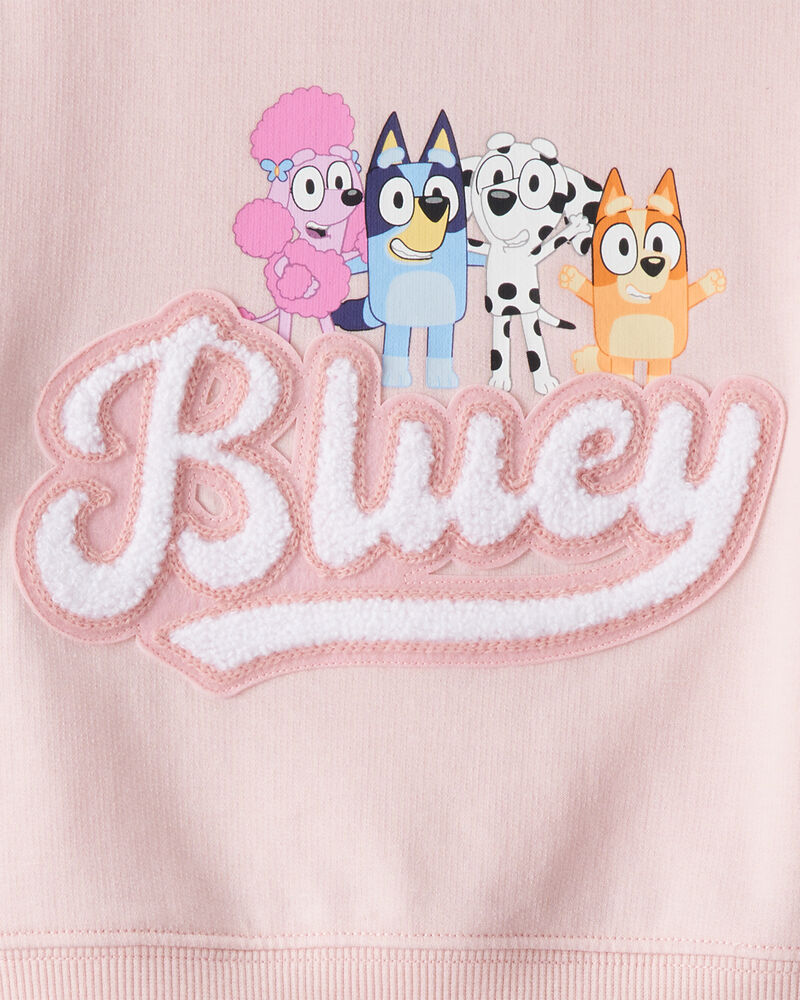 Baby Girl 2-Piece Bluey French Terry Pullover & Joggers Set - Pink
, image 4 of 7 slides
