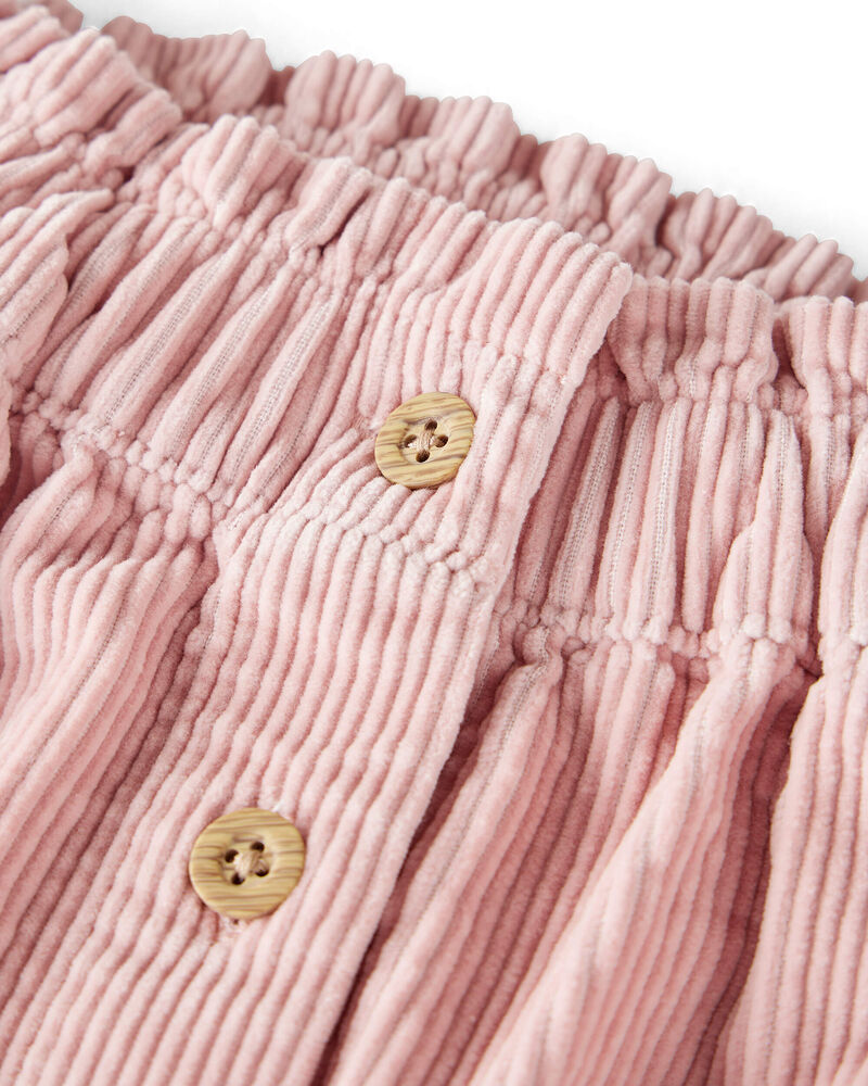 Toddler Girl Organic Cotton Corduroy Skirt, image 2 of 6 slides