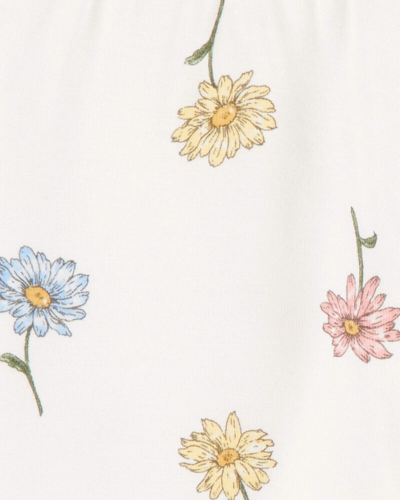 Baby Girl 2-Pack PurelySoft Pull-On Pants - Pink/Ivory, image 4 of 7 slides