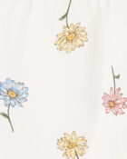 Baby Girl 2-Pack PurelySoft Pull-On Pants - Pink/Ivory, image 4 of 7 slides