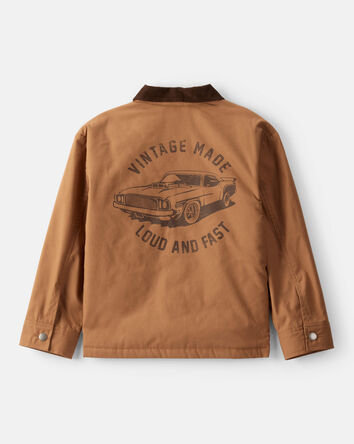 Boys Vintage Made Utility Barn Jacket - Khaki, 