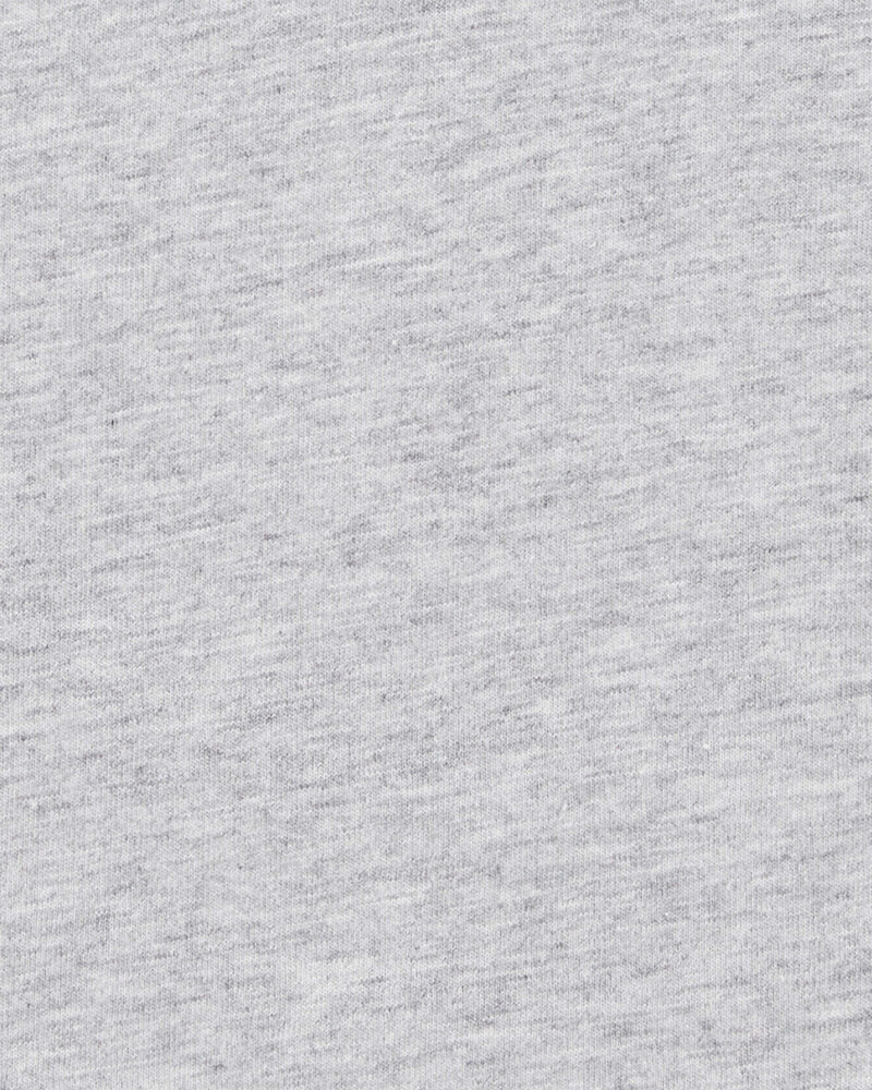 Baby Boy Short-Sleeve Henley Tee - Grey, image 2 of 3 slides