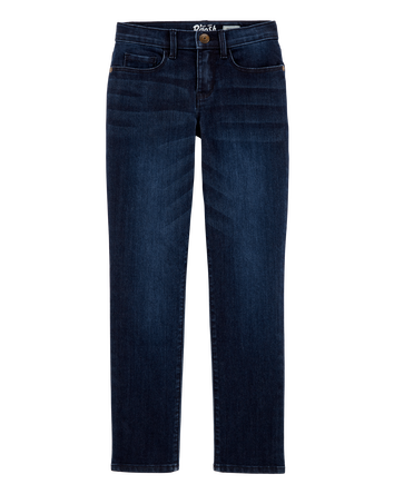 Kid Dark Wash Slim-Fit Skinny-Leg Jeans, 