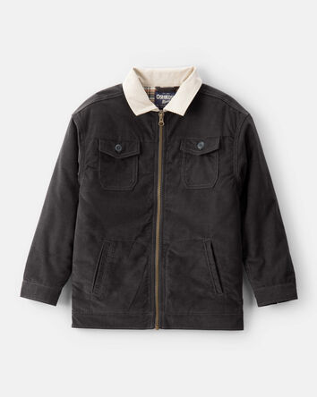 Boys Corduroy Barn Jacket - Black, 