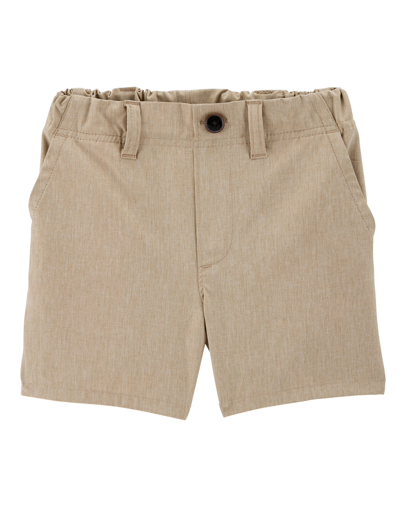 Toddler 2-Pack Active Pull-On Uniform Shorts - Khaki, image 2 of 8 slides