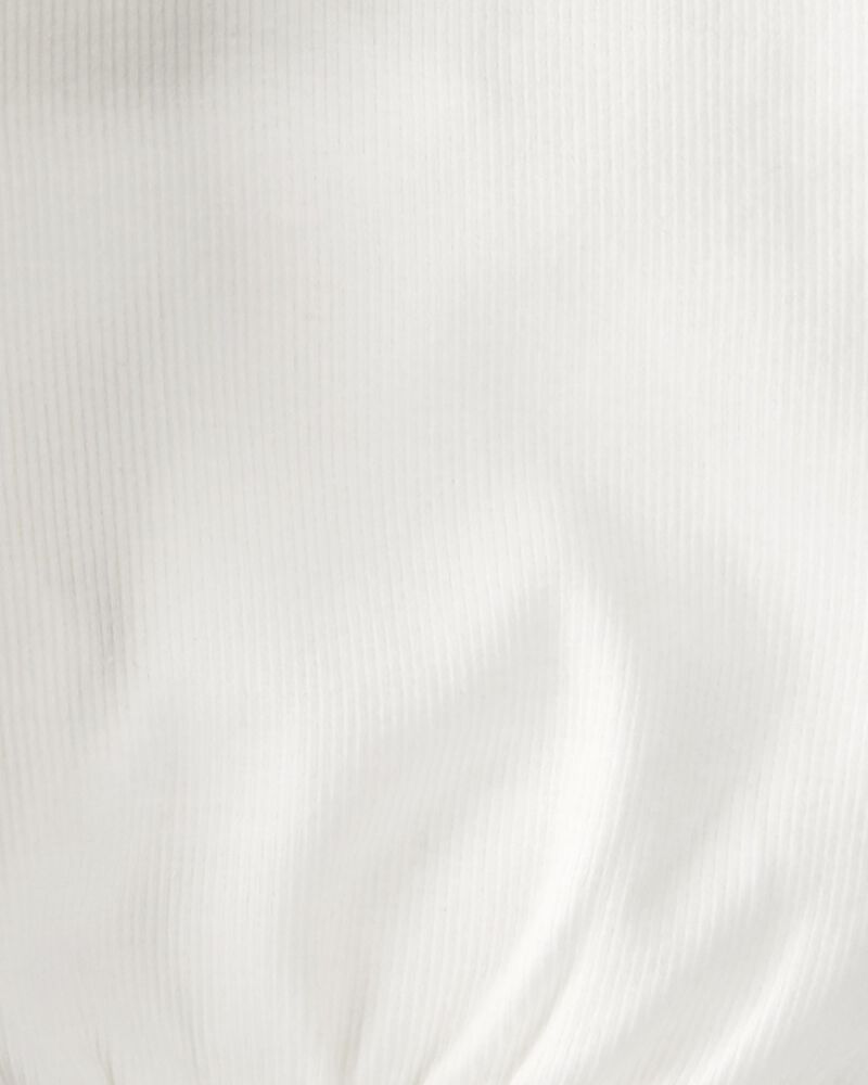 Baby 2-Pack Organic Cotton Rib Sleeper Gowns, image 4 of 5 slides