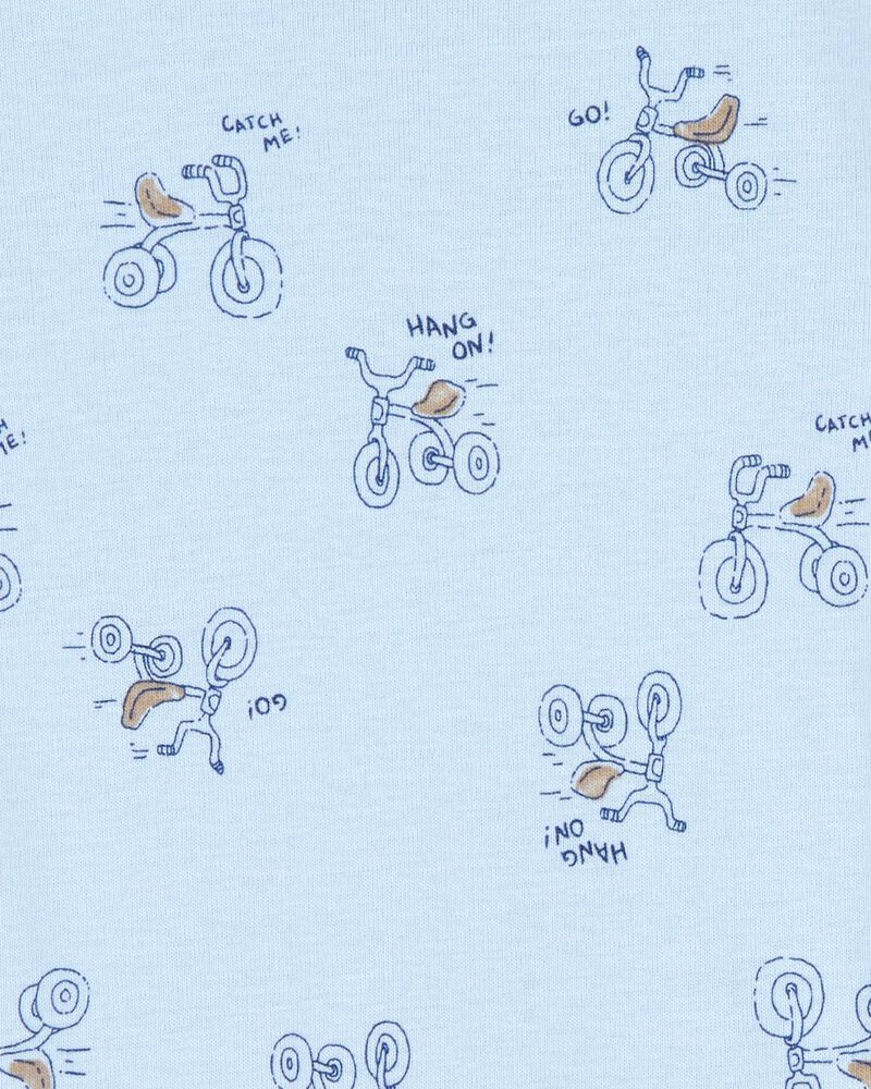 Toddler Boy 4-Piece Snacks Cotton Pajamas, image 2 of 4 slides