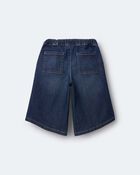Toddler Girl Wide-Leg Pants in Denim - Blue, image 6 of 7 slides