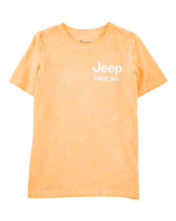Boys Jeep Graphic Tee - Orange, 