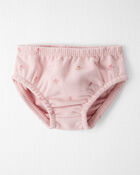 Baby Girl French Terry Dress Made with Organic Cotton in Blush Petals Print, image 3 of 6 slides