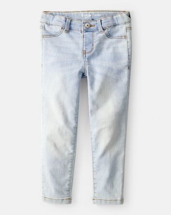 Toddler Blue Ice Wash Skinny-Leg Jeans, 