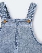 Toddler Avenue Wash Denim Overalls - Blue, image 7 of 7 slides