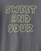 Toddler Boy Sweet and Sour Long-Sleeve Graphic Tee - Grey, image 2 of 3 slides