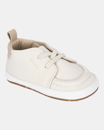 Baby Boy Casual Boat Shoes - White, 