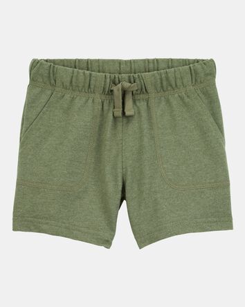 Baby Boy Pull-On French Terry Shorts - Green, 