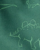 Baby 3-Piece "Little Guy Big Roar" Dinosaur Jacket Outfit Set - Green/Ivory, image 2 of 4 slides