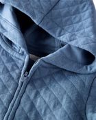 Baby Quilted Double Knit Jumpsuit Made with Organic Cotton, image 2 of 4 slides