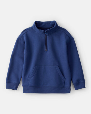 Toddler Boy DayDream Fleece Quarter Zip Sweatshirt - Navy, 