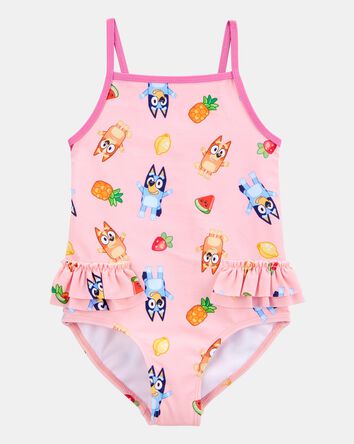 Toddler Girl Bluey&trade; 1-Piece Swimsuit - Pink, 