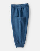 Baby Boy DayDream Fleece Football Long-Sleeve Tee & Pant Set, image 6 of 7 slides