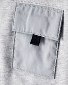 Baby Boy Short-Sleeve Pocket Tee - Grey, image 2 of 5 slides