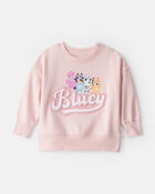 Baby Girl 2-Piece Bluey French Terry Pullover & Joggers Set - Pink
, image 2 of 7 slides