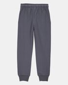 Boys 2-Pack Pull-On Drawstring Joggers - Grey/Green, image 3 of 7 slides
