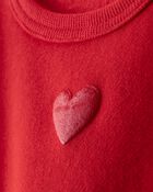 Baby Girl 2-Piece DayDream Fleece Heart Sweatshirt & Pant Set - Red
, image 3 of 7 slides