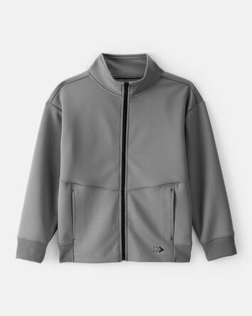 Boys Zip-Up Jacket - Grey, 