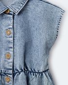 Toddler Girl Avenue Twirl&trade; Dress in Denim - Blue, image 7 of 8 slides