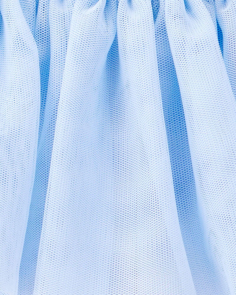 Baby Girl Princess Era Bodysuit & Tutu Pant Set - Blue/Ivory, image 3 of 4 slides