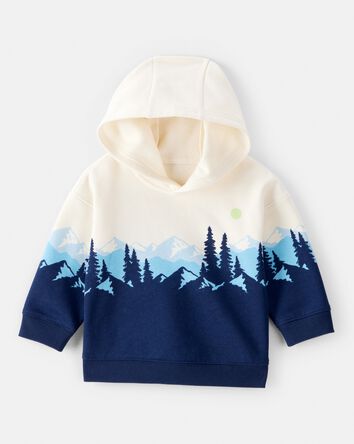 Baby Boy DayDream Fleece Mountain Print Hoodie, 