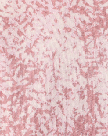 Girls DayDream Fleece Floral Print Hooded Zip-Up Jacket - Pink, 