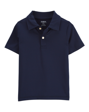 Toddler Active Polo in Moisture Wicking BeCool&trade; Fabric - Navy, 