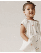 Toddler Girl Avenue Twirl&trade; Dress in Park Day Print - Cream, image 1 of 8 slides