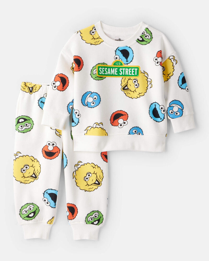 Baby 2-Piece Sesame Street Outfit Set, image 1 of 4 slides