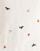 Baby Girl 3-Piece Halloween Tee & Jumper Set - White/Black, image 5 of 6 slides